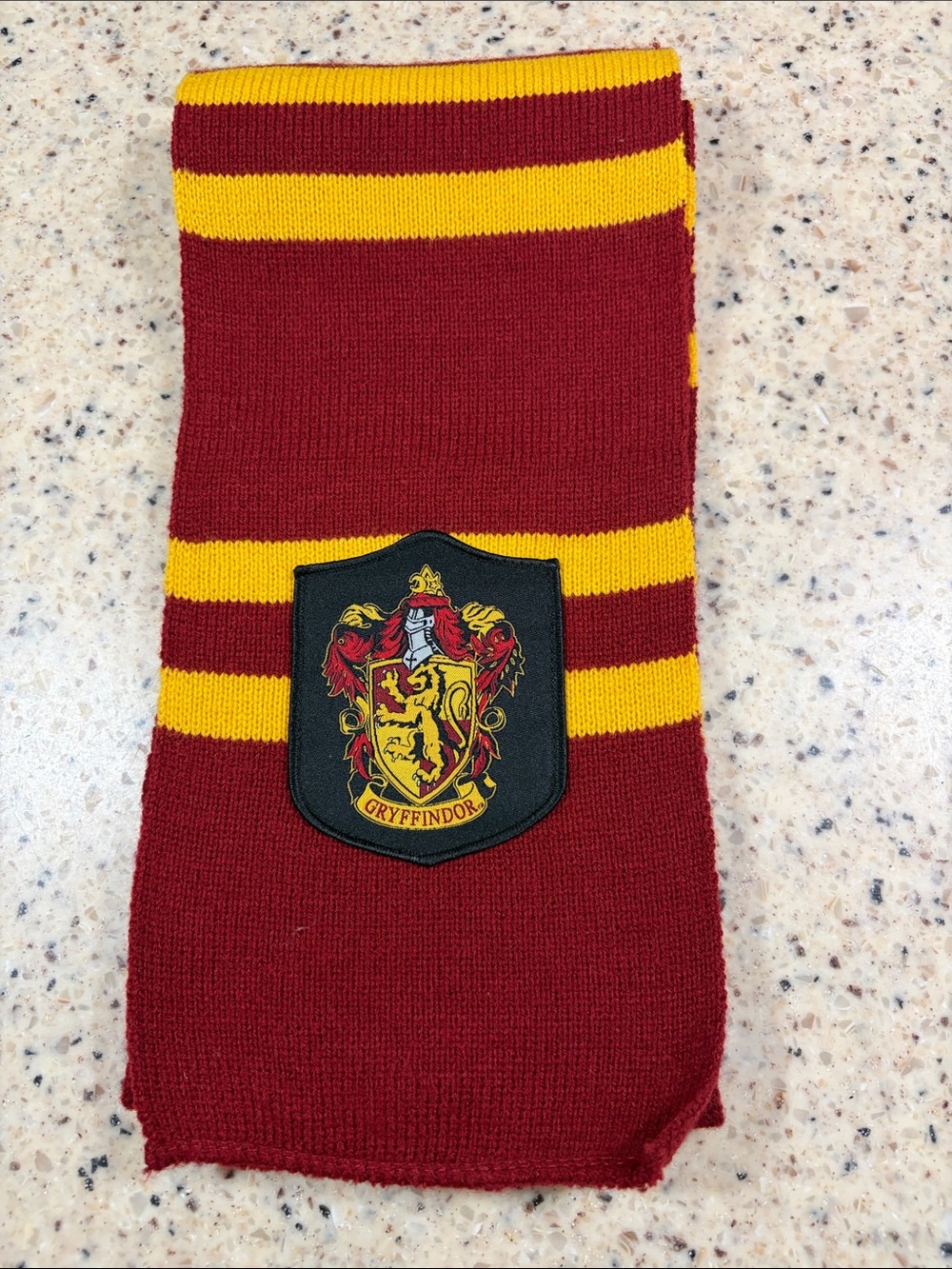 Warner Bros. Kids Gryffindor Knit Scarf in Maroon and Yellow